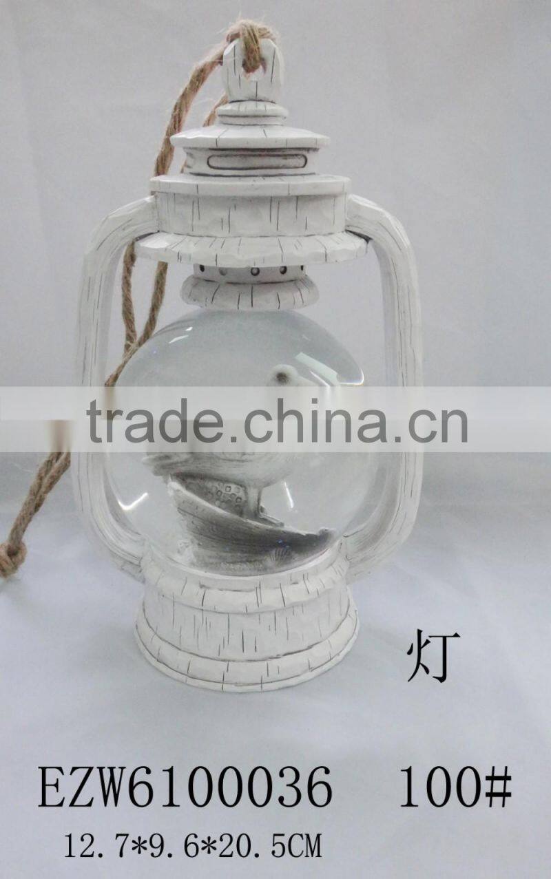 New Design Decoration Animal Lantern Garden Glass Dolphin
