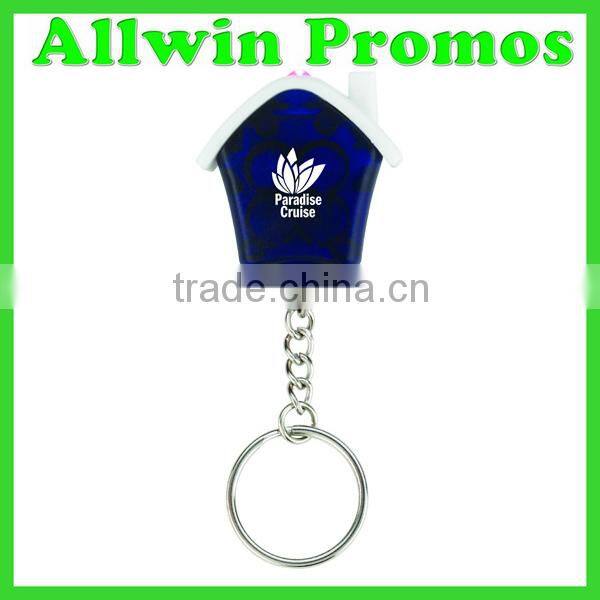 Mini House Flashlight Keychain