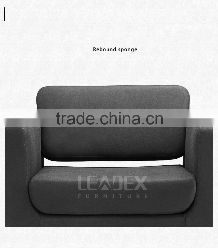 2016 new design office furniture single gray office fabric sofa