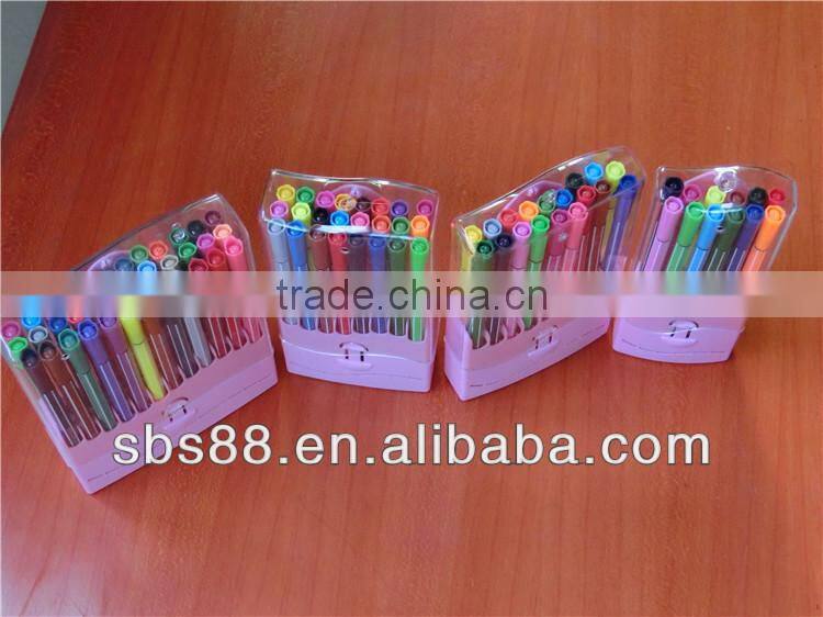 24 color corrugated shape of marker pen