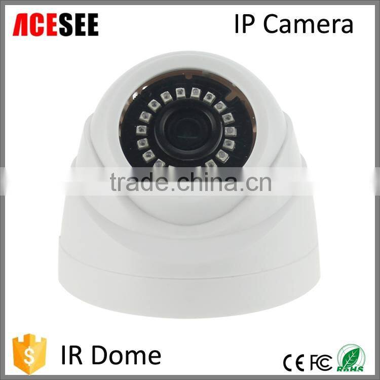 ACESEE 1.3megapixel plastic dome ip security alarm camera network cctv camera