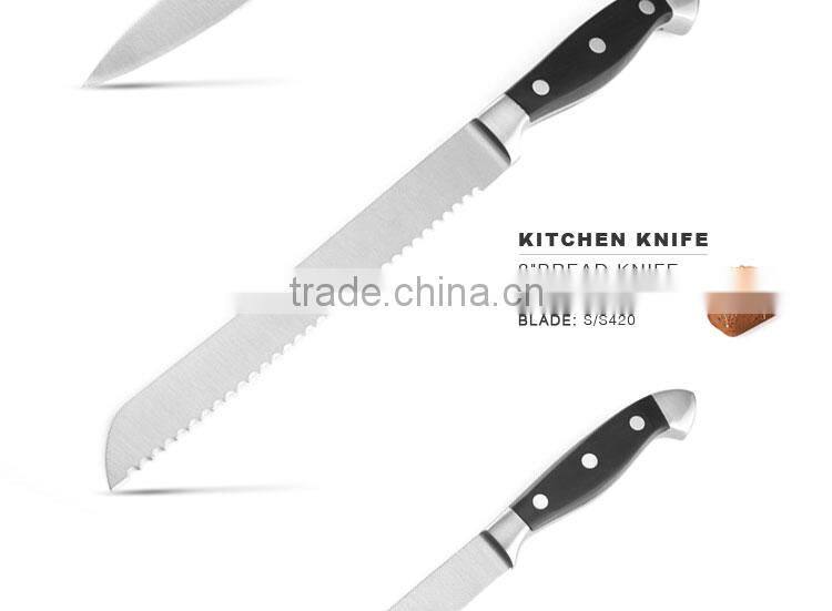 forged pom handle steak knife set