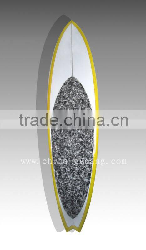 yellow rail supboard fiberglass stand up paddle board EPS sup board surfboard