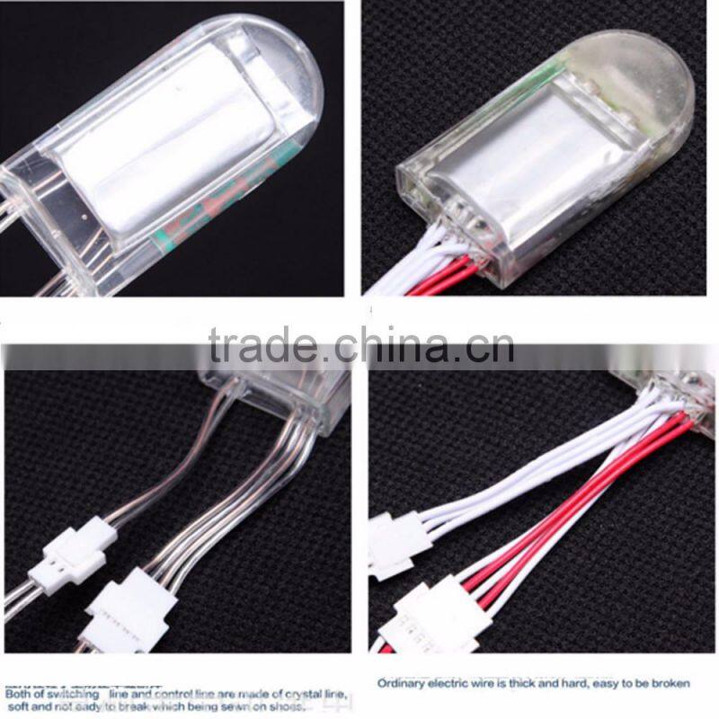 5v 24leds rechargable USB SMD3528 led shoes strip light