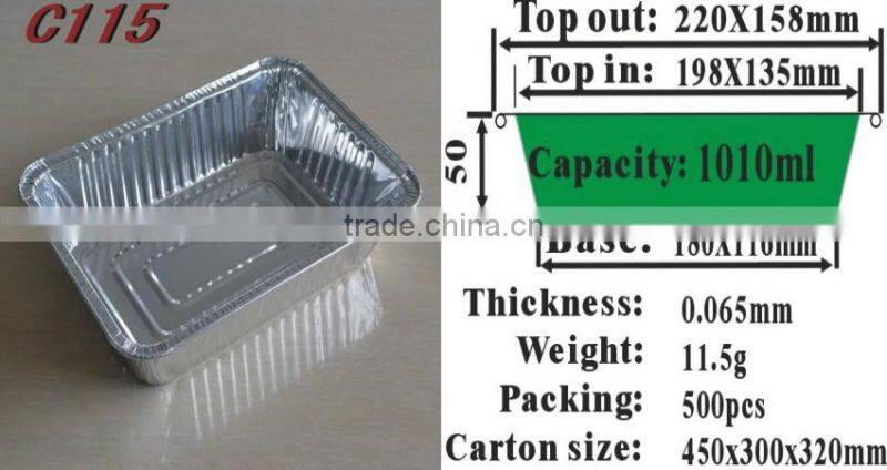 heat resistant food container C115