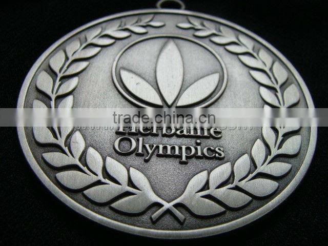 High quality silver color olympic medal