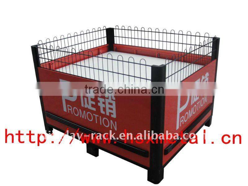 Metal Promotion cart stands for supermarkets