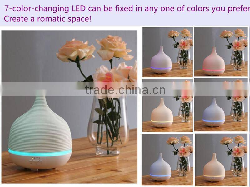china manufacture cool design 500ml porcelain ultrasonic aroma diffuser/essential oil diffuser