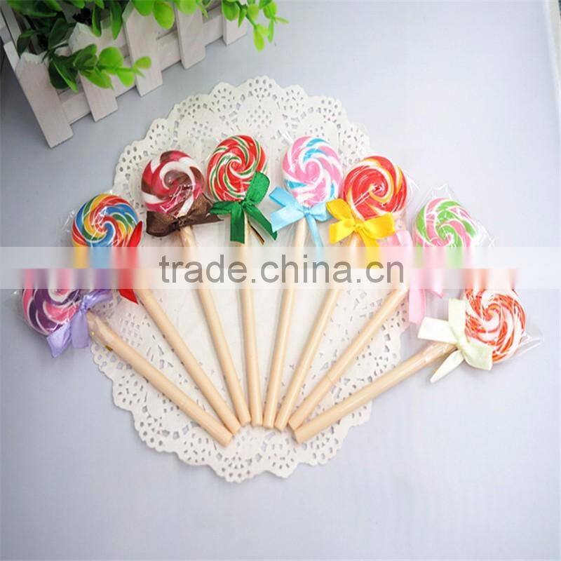 Candy Shaped Colorful Fancy Decoration Wholesale Plastic Pens