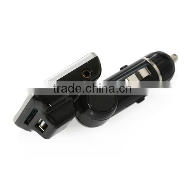 car fm transmitter with RDS technology supports USB disk/MP3/SD/MMC card function