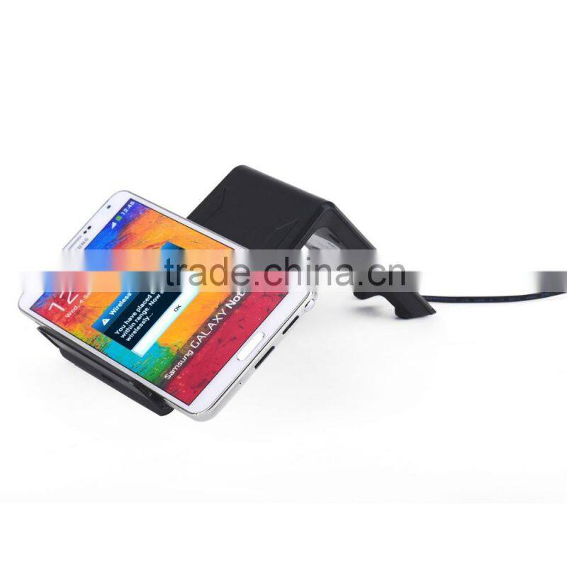 A6 Qi certified universal stand designed wireless charger for sumsung galaxy s6 mobile accessories with 3 coils