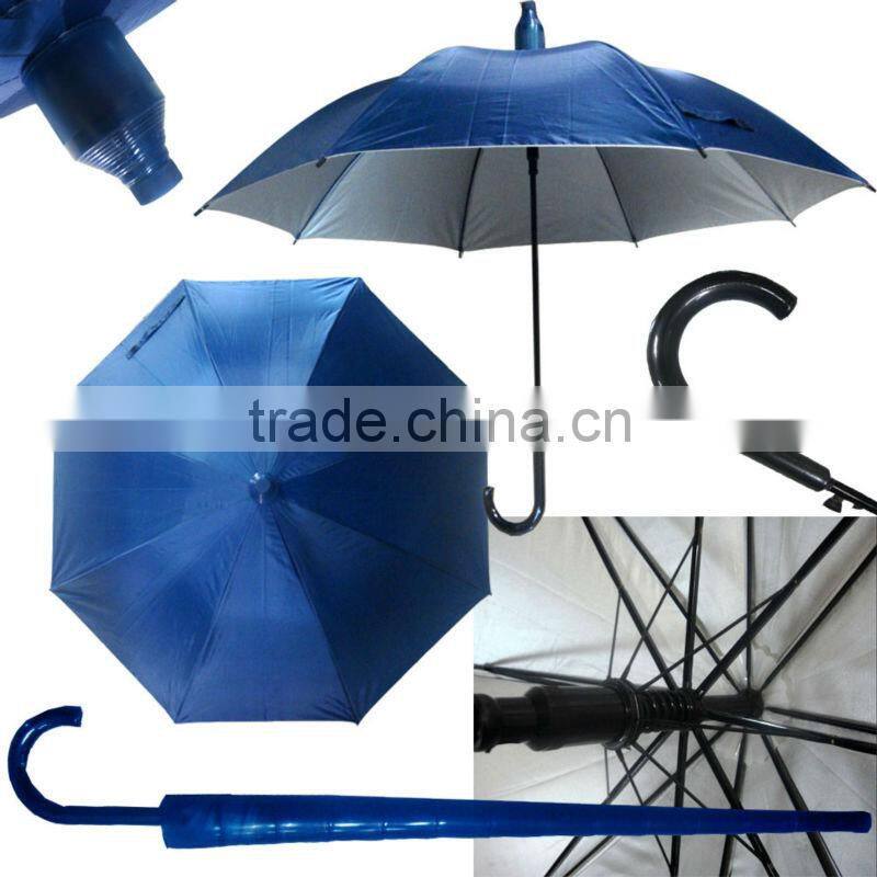 Black Automatic straight Anti-drip umbrella