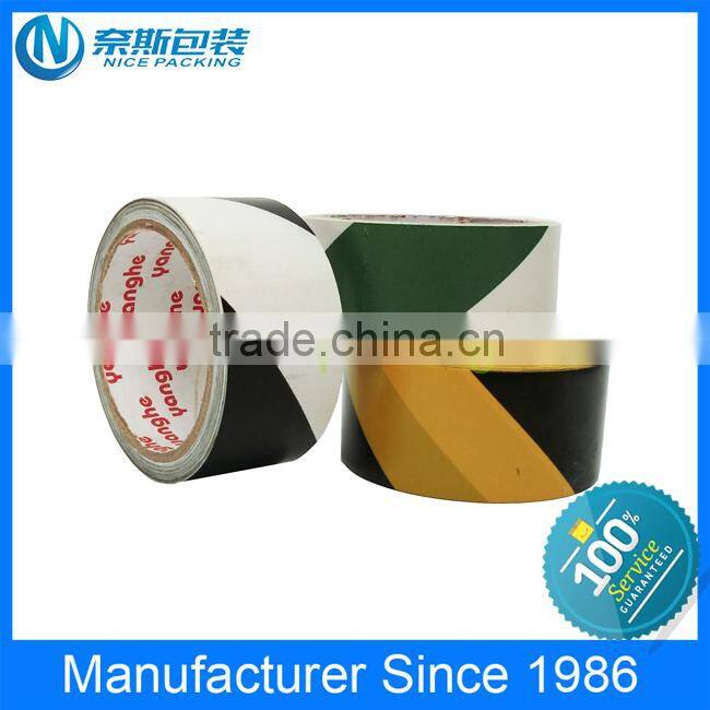 Floor Warning Use Self Adhesive Black Yellow Hazard Warning Floor Tape