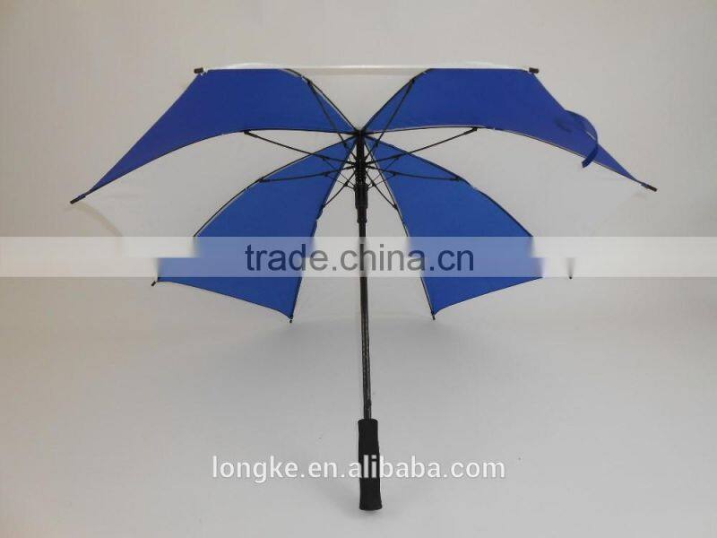fiberglass shaft comfortable foam handle windproof golf umbrella
