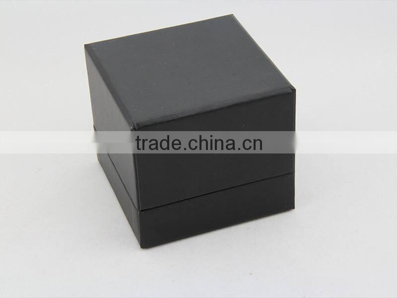 Cube Shape Luxury Black Watch Boxes WIth Pillow Cushion Inside