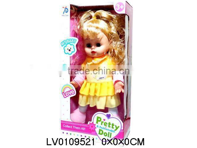 New design Plastic Doll toy for kids with light