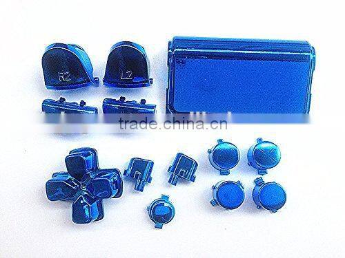 for PS4 Chrome controller Full button Parts Set (Thumbsticks, Buttons, D-pad, Triggers, Touchpad) for ps4 Controller