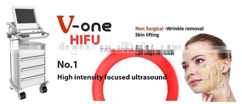 Beauty machine face lifting portable hifu / hifu for wrinkle removal system