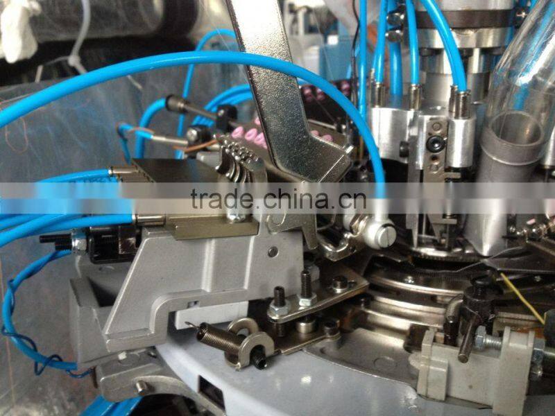 Automatic computerized high speed jacquard stocking machine