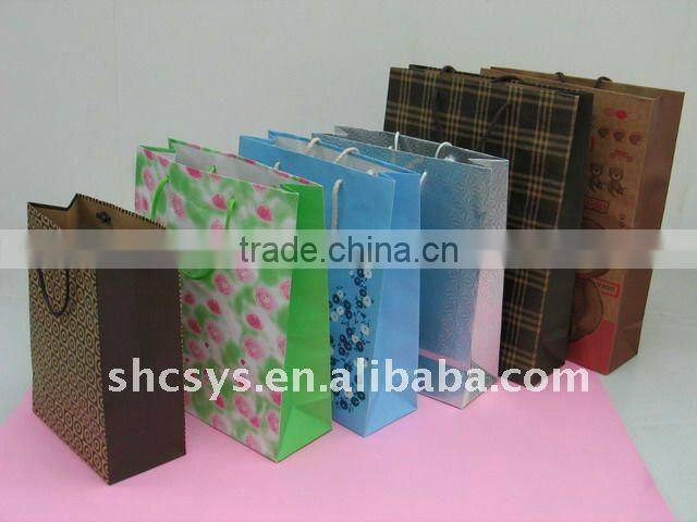 fashion eco-friendly paper carrier bags