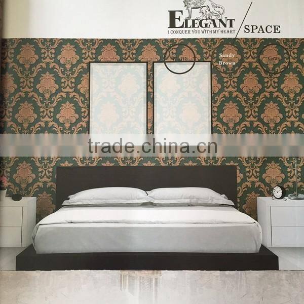 home decoration classic flower style wallpaper