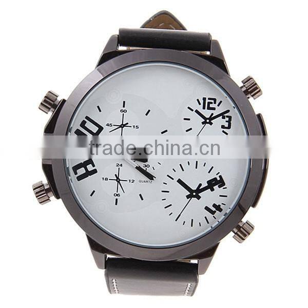 Top Quality Leather Design Personality Sport Watch