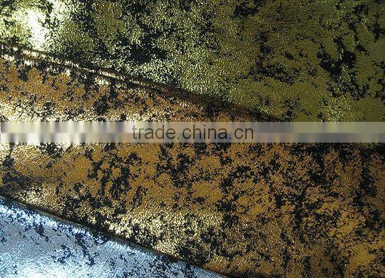 Bronzed suede fabric