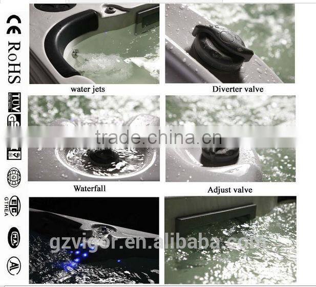 Factory luxury 6 meter portable swim Spa Pool large swimming spa pool