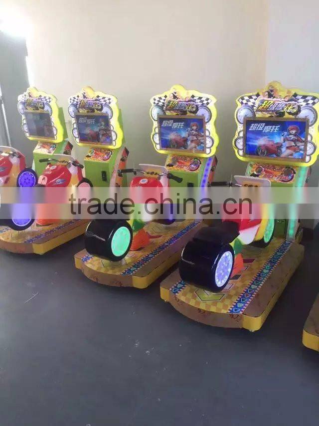 electric video super motor sport game kiddie rides