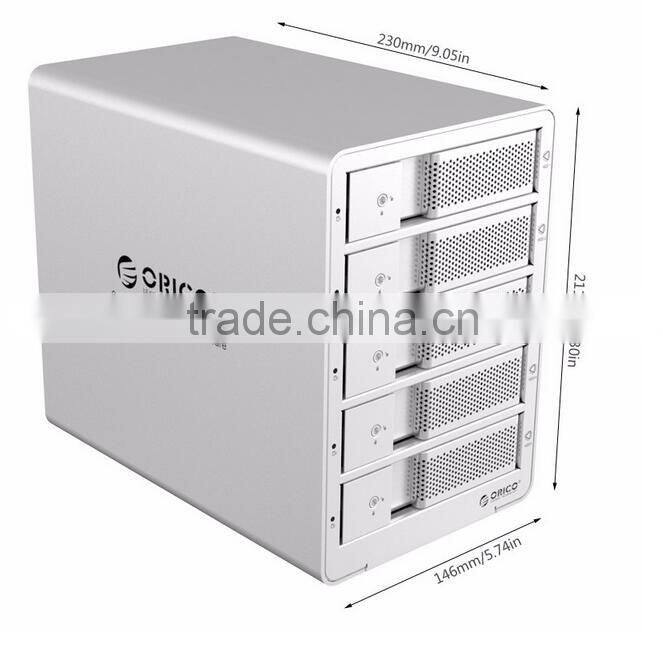 5-bay 3.5'' tool free USB3.0 SATA HDD external enclosure 9558U3