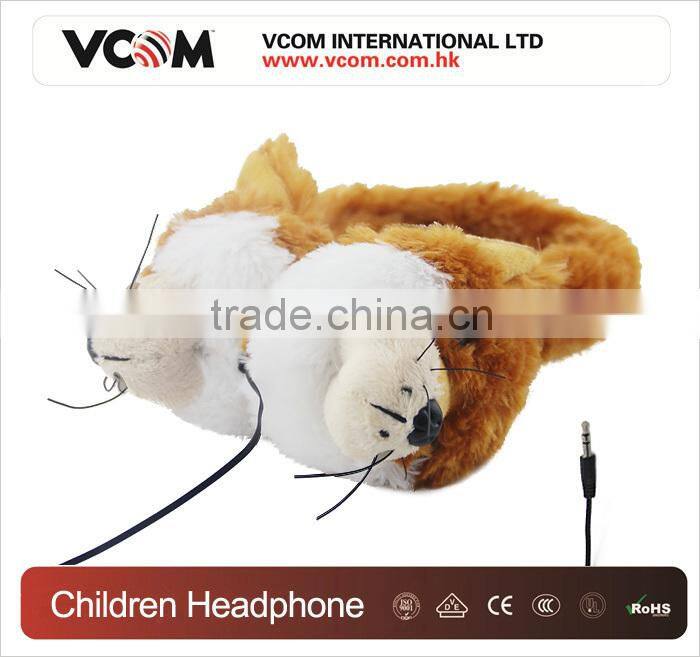2015 VCOM Winter Earmuff Plush Warm Headphone with Factory Price
