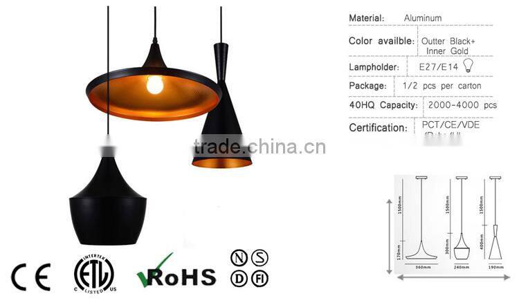 modern gallery hanging E27 pendant lighting