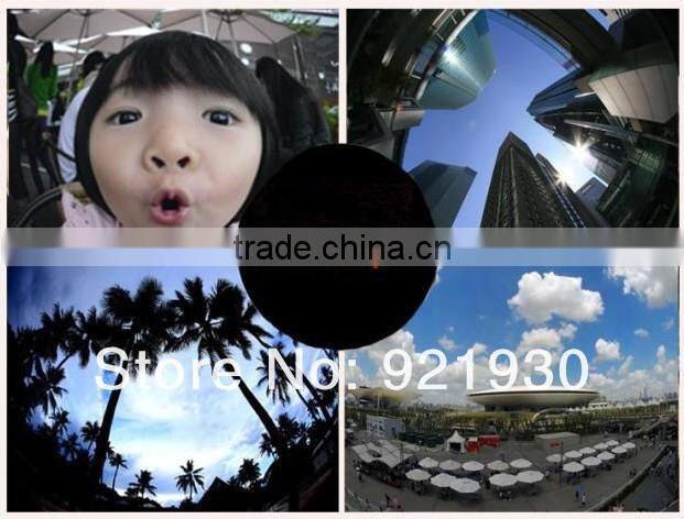 Magnetic 180 degree distortion fisheye lens for cell phone