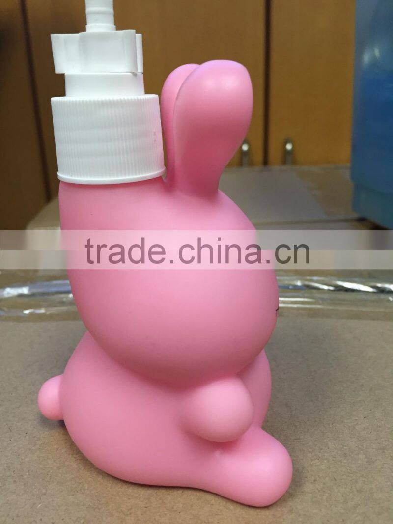 Pink Rabbit Bath Toys,Rabbit Head Lotion Dispenser Toy