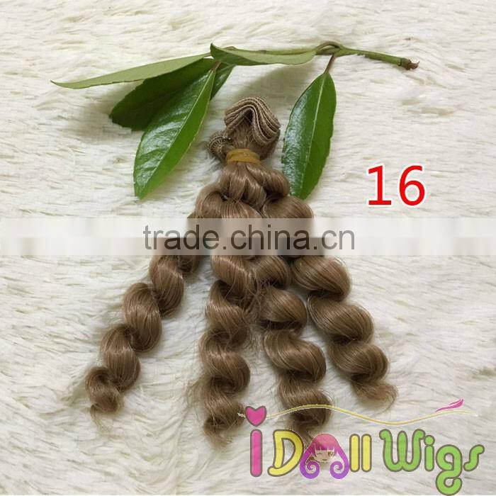 Brand New 15*100cm Body Wave Hair Extension HT Resistant Wig for SD BJD Baby Dolls