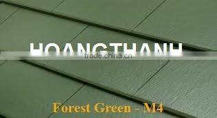 Wave Flat roof Forest Green M4