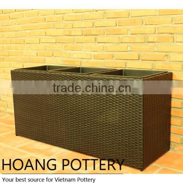 Handmade Wicker Planters Garden