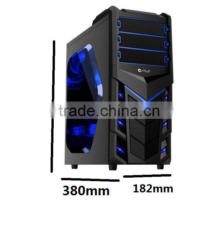 transparent side panel SPCC gaming computer case