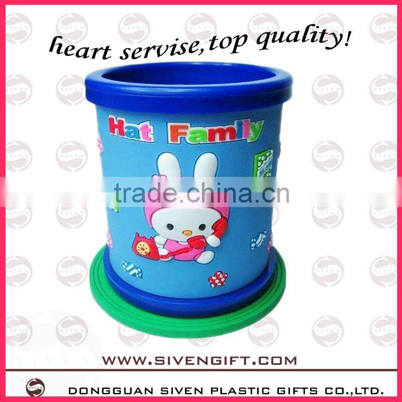 2014 customized pvc + ABS advertise cup for promotion use