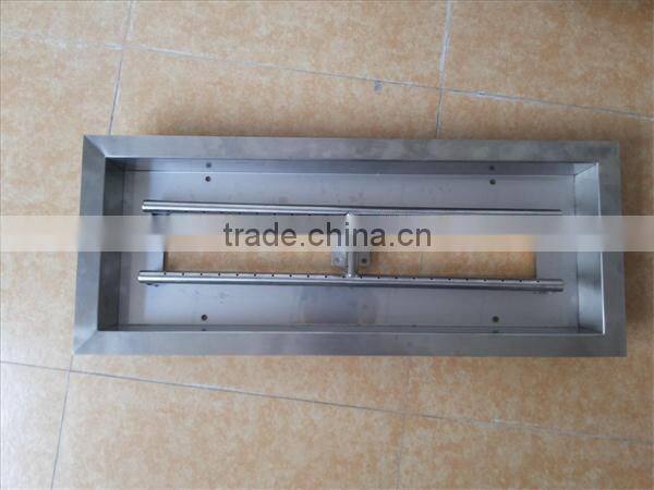 Outdoor Rectangle Gas Fire PIt Burner for fire pit table