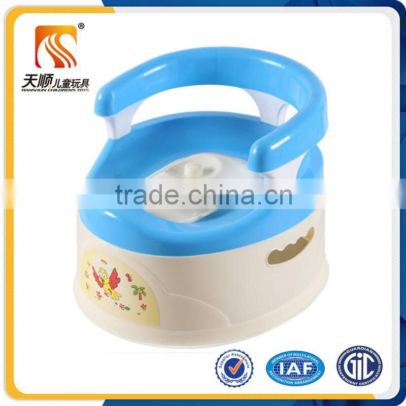 2016 Newest design mini plastic baby potty seat with music
