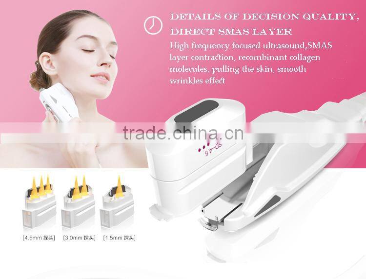6kg portable face lifting machine prices hifu CE approval