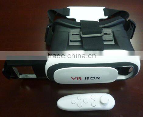 2016 new hot blue film english blue film vr headset vr box 3d glasses