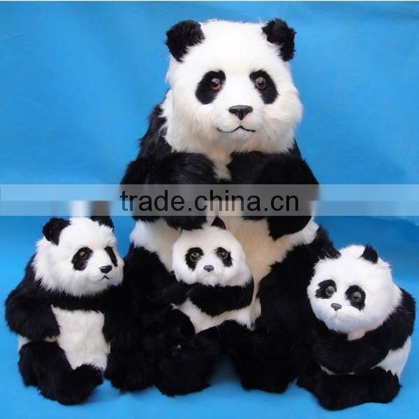 furry lifelike realistic no stuffing giant plush panda animal model