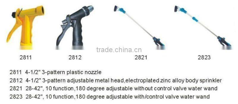 9-patterns plastic water spray gun