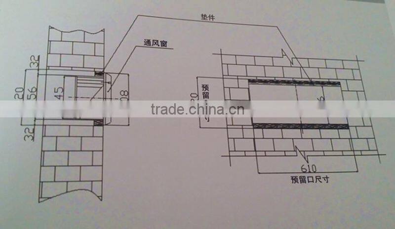 2015 poultry farming equipment air inlet for chicken broiler and duck price