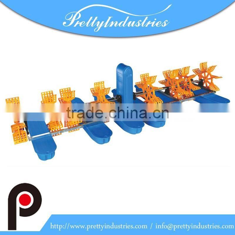 2 impellers 1hp paddle wheel aerator