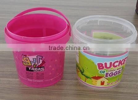 2L High quality plastic barrels transparent food grade barrels gland seal with handle