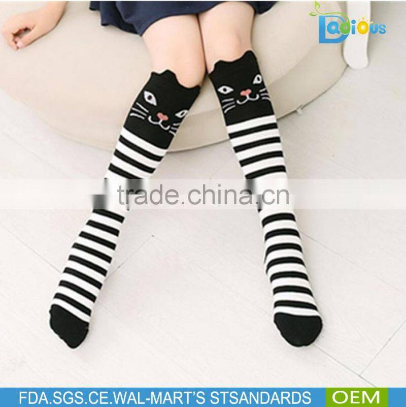 Amazon Hot Selling High Quality Child socks Kids sock wholesale Cotton Knee High Socks