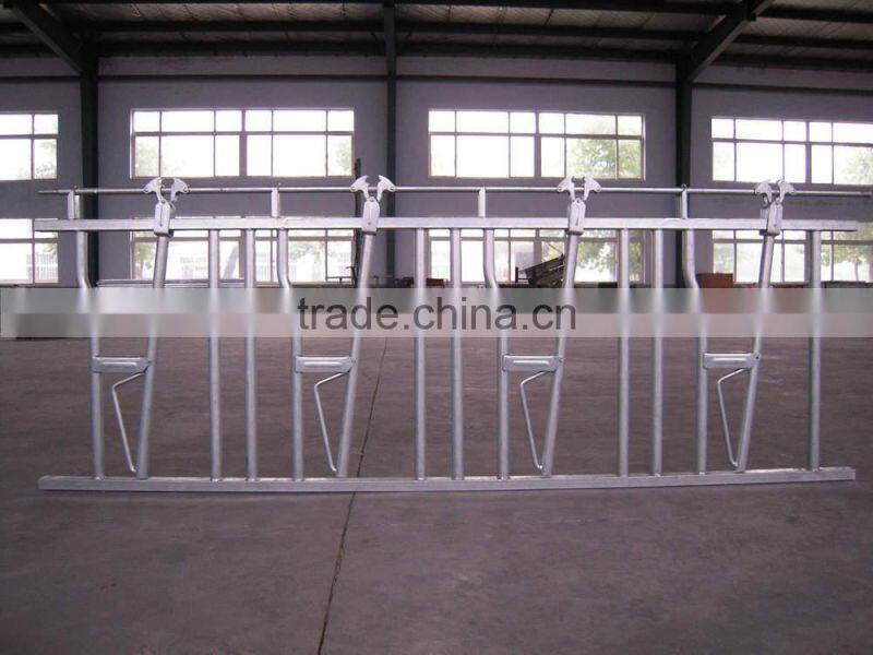 Hot dip galvanized cattle fence